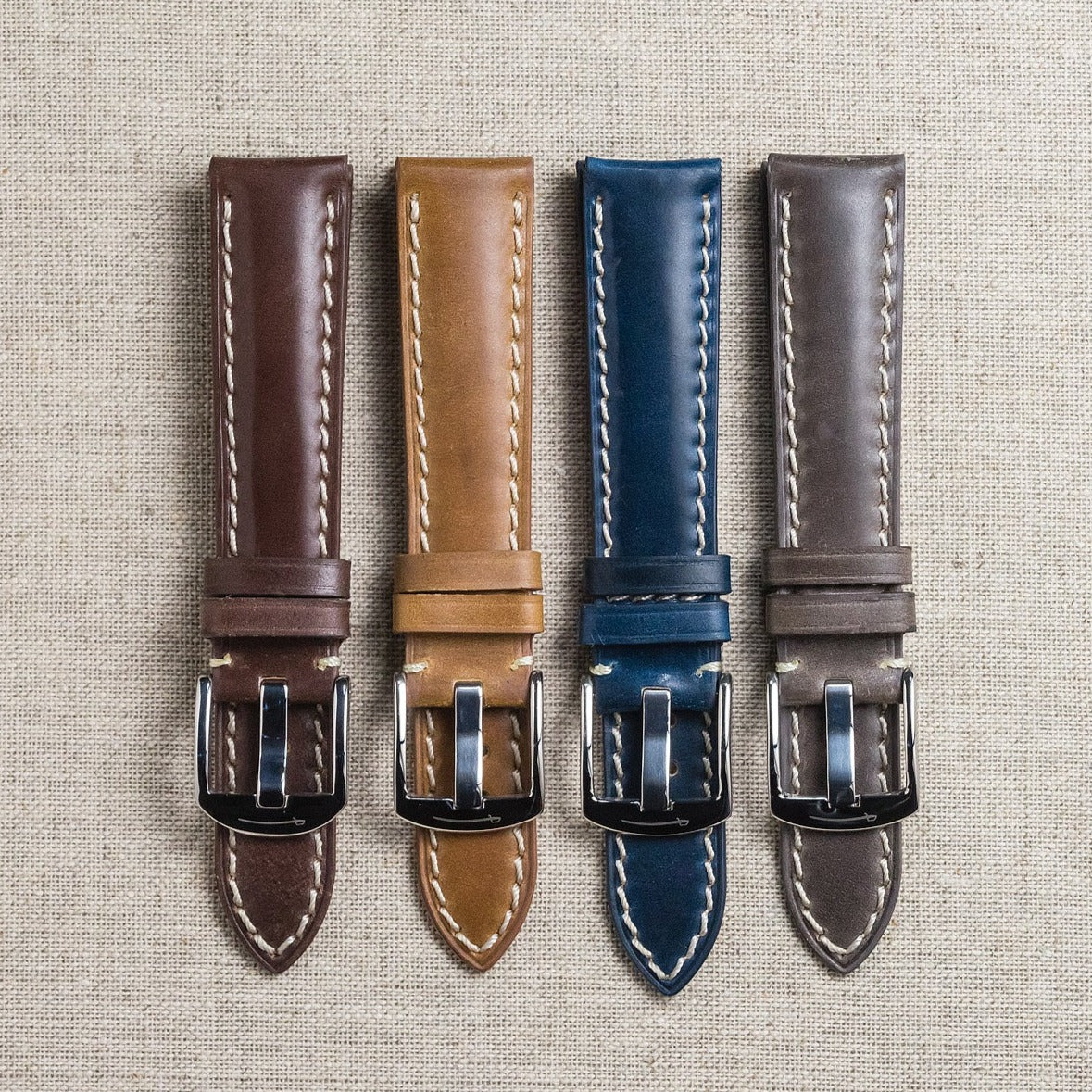 Shell Style Straps 20mm shell cordovan straps – Mercer Watch Company